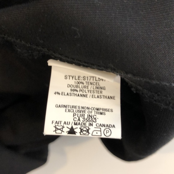 Iris Setlakwe LBD dress cross cut front full zip v-neck SZ 12 EUC - Picture 10 of 10